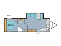 Mt. McKinley 830FK Floorplan