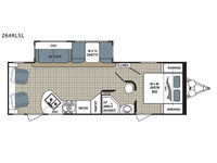 Kodiak Ultra Lite 264RLSL Floorplan