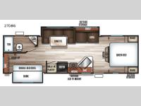 Cherokee Grey Wolf 27DBS Floorplan