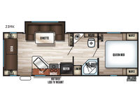 Cherokee Grey Wolf 23MK Floorplan