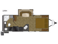 North Trail 22RBK Floorplan Image
