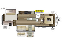 Used 2018 Keystone RV Cougar Half-Ton Series 34TSB image