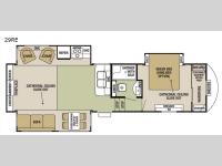 Cedar Creek Silverback 29RE Floorplan Image
