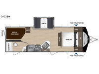 Aerolite 2423BH Floorplan Image