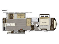 Alpine 3300GR Floorplan