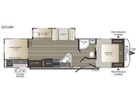 Outback Ultra Lite 320UBH Floorplan Image