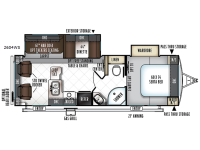 Rockwood Ultra Lite 2604WS Floorplan