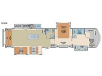 Columbus 1492 383FB Floorplan