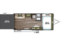 Wildwood FSX 180RT Floorplan