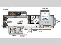 Rockwood Signature Ultra Lite 8329SS Floorplan Image