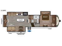 Montana 3130RE Floorplan