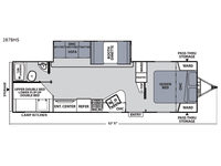 Apex Ultra-Lite 287BHSS Floorplan