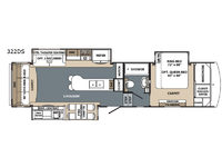 Cardinal Explorer 322DS Floorplan