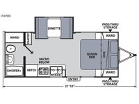 Apex Nano 191RBS Floorplan