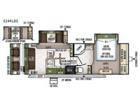 Flagstaff Super Lite 524RLBS Floorplan Image