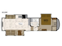 Bighorn 3010RE Floorplan Image