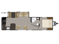 Trail Runner 27RKS Floorplan Image