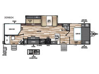Wildwood Heritage Glen LTZ 309BOK Floorplan