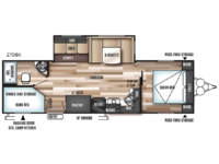 Wildwood 27DBK Floorplan Image