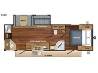 White Hawk 26RK Floorplan