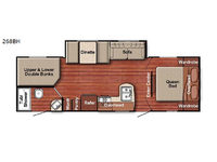 Ameri-Lite Ultra Lite 268BH Floorplan Image
