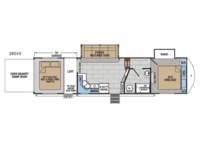 XLR Nitro 29DK5 Floorplan