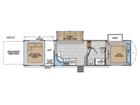 XLR Nitro 29DK5 Floorplan Image