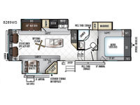 Rockwood Signature Ultra Lite 8289WS Floorplan