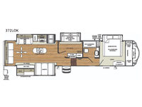 Sandpiper 372LOK Floorplan