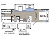 Puma XLE Lite 30DBSC Floorplan Image