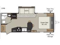 Passport Elite 23RB Floorplan