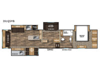 Chaparral 391QSMB Floorplan