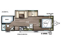 Wildwood X-Lite 263BHXL Floorplan Image