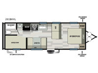 Wildwood X-Lite 261BHXL Floorplan
