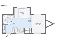 Micro Minnie 1808FBS Floorplan