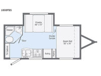 Micro Minnie 1808FBS Floorplan Image