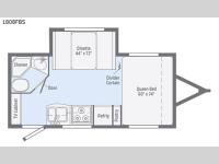 Micro Minnie 1808FBS Floorplan