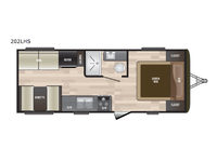 Hideout 202LHS Floorplan