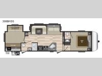 Hideout 308BHDS Floorplan
