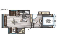 Cherokee Arctic Wolf 285DRL4 Floorplan