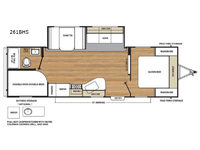 Catalina 261BHS Floorplan