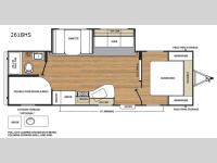 Catalina 261BHS Floorplan