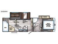 Cherokee Arctic Wolf 265DBH8 Floorplan Image