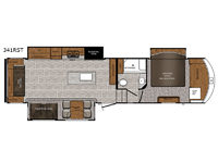 Crusader 341RST Floorplan