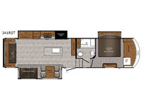 Crusader 341RST Floorplan Image
