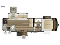 Cougar Half-Ton Series 29RKS Floorplan Image