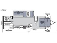 Apex Ultra-Lite 287BHSS Floorplan