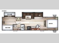 Cherokee 294BH Floorplan