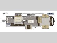 Alpine 3700FL Floorplan Image