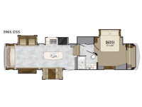 Big Country 3965 DSS Floorplan Image